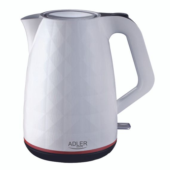 Електрочайник Adler AD 1277 білий 1,7 л, 2200 Вт