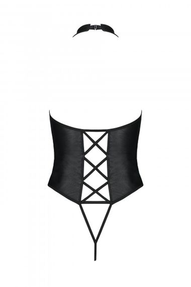 Боди c открытым доступом Passion Nancy Body Черный L/XL | Зображення 3