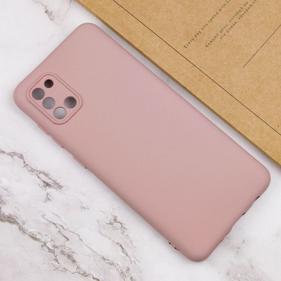 Чехол Silicone Cover Lakshmi Full Camera (A) для Samsung Galaxy A31 Full camera, Рожевий/Pink Sand | Зображення 3