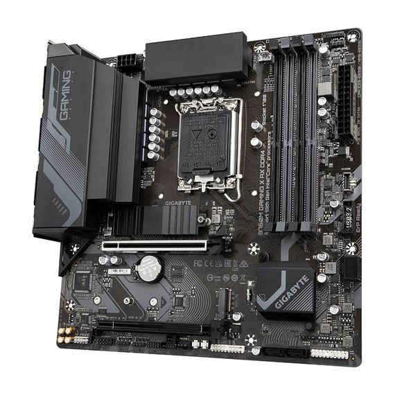 Материнская плата GIGABYTE B760M GAMING X AX s1700 B760 4xDDR5 M.2 HDMI DP Wi-Fi BT mATX B760M_GAMING_X_AX | Зображення 2