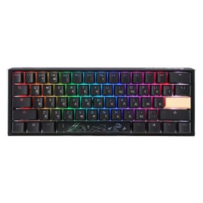 Клавиатура Ducky One 3 Mini Cherry MX Red RGB UA USB Black (DKON2161ST-RUAPXCLAWSC1)