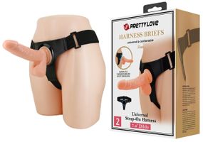 Страпон жіночий Pretty Love - HARNESS BRIEFS Tom, BW-022090NR sexstyle