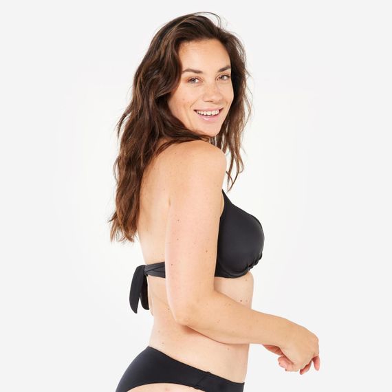 Верх купальника Elena для серфінгу, з ефектом пуш-ап і вшитими чашками - Чорний - UK 34C - EU 75C | Зображення 1