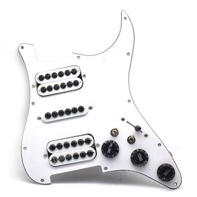 Пикгард для электогитары HSH Fender Stratocaster ST China белый с датчиками