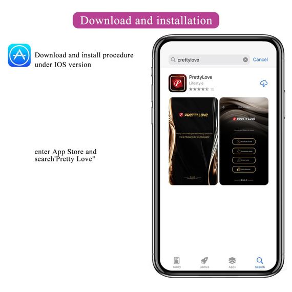 Вибратор для точки G с электростимуляцией Pretty Love Hector с приложением, 19.5 х 3.2 см sexstyle | Зображення 7