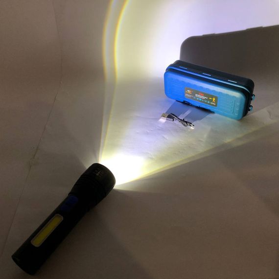 Ліхтар ручний акумуляторний CB-C11-P50-COB, Ліхтарик світлодіодний ручний акумуляторний портативний | Зображення 8