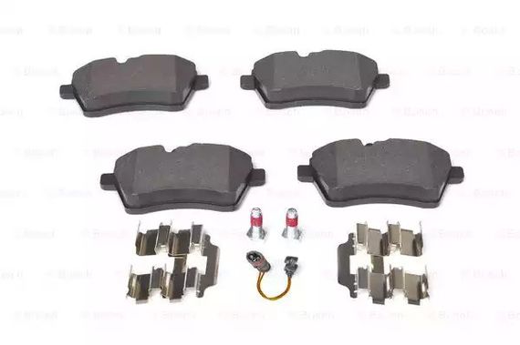 Колодки гальмівні дискові MERCEDES A-CLASS (W169) передн.  BOSCH (0986494087) | Зображення 4
