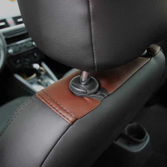 Чохли на сидіння з екошкіри та автотканини Renault Megane III (Z0) 2008-2014 EMC-Elegant | Зображення 4