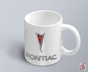 Чашка  з принтом авто логотип Pontiac  (02010102012)