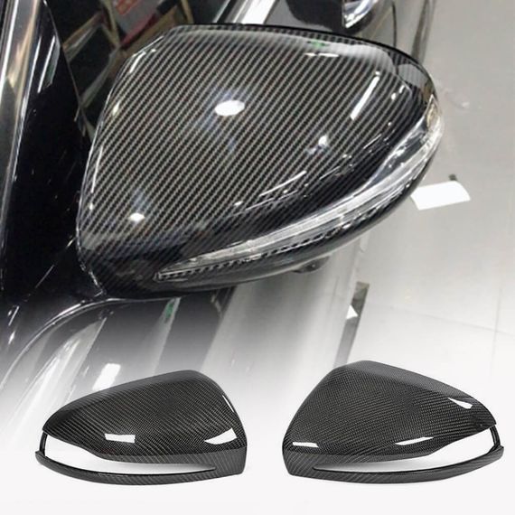 Накладки на Зеркала V1 (Карбон) для Mercedes C-сlass W205 2014-2021 гг