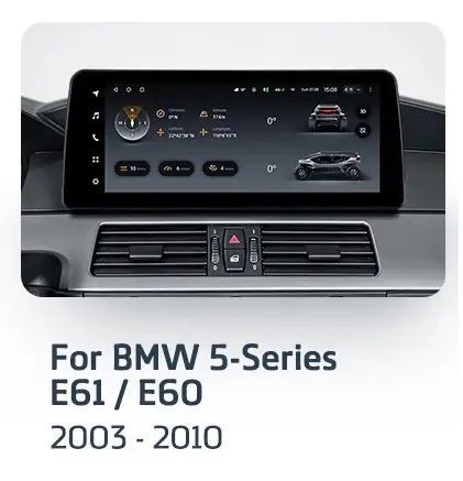 Штатна магнітола Teyes LUXONE 6+128 Gb BMW E60/E61 CCC 2003-2010 12.3"