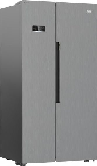 Холодильник SBS BEKO GN164020XP, 179х71х91см, 2 двері, холодильне відділення 368л, морозильне відділення 190л, A+, NF, нержавіюча сталь (GN164020XP)