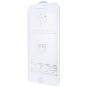 Захисне скло 5D Hard (full glue) (тех.пак) для Apple iPhone 6/6s (4.7") Білий