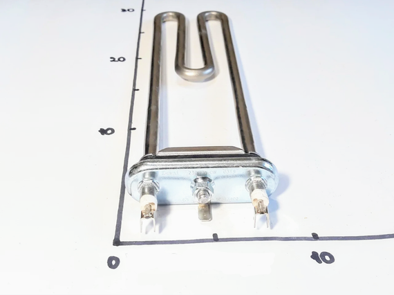 Тэн 1950W L-246 для стиральной машины Whirlpool без отверстия под термодатчик (Kawai Китай) | Зображення 2