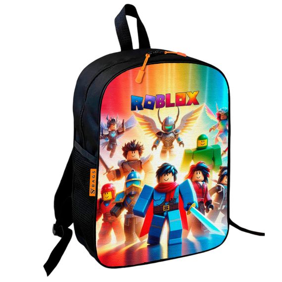 Шкільний рюкзак дитячий Роблокс / Roblox + Сумка для взуття спортивної форми рюкзак-мішок хлопчикові (01834) | Зображення 4