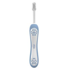 Детская зубная щетка Chicco для первых зубов, 6-36 мес. голубая (8058664174690) (12081.11)