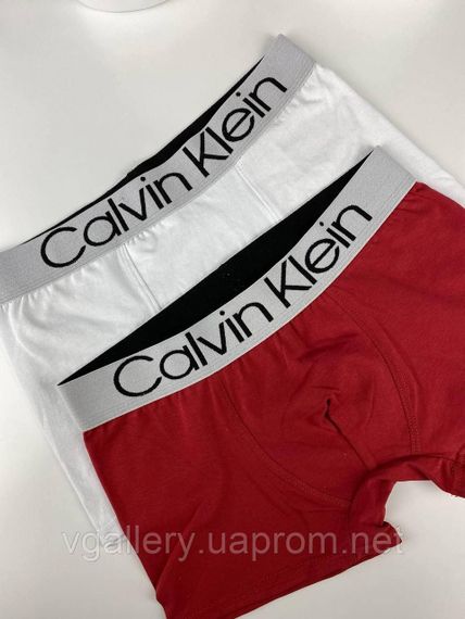 Подарунковий набір чоловічих трусів Calvin Klein Steel 45 в коробці - ціна поштучно  - розмір XL | Зображення 1