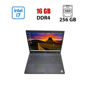 Ноутбук Dell Latitude 3510 / 15.6" (1920x1080) IPS / Intel Core i7-10510U (4 (8) ядра по 1.8 - 4.9 GHz) / 16 GB DDR4 / 256 GB SSD / Intel UHD Graphics / WebCam / Windows 11 Pro б/в