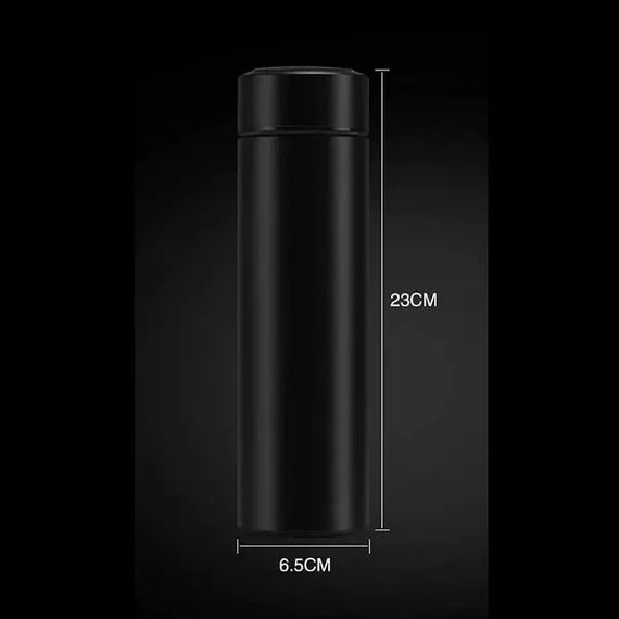Розумний термос з індикатором температури Чорний
