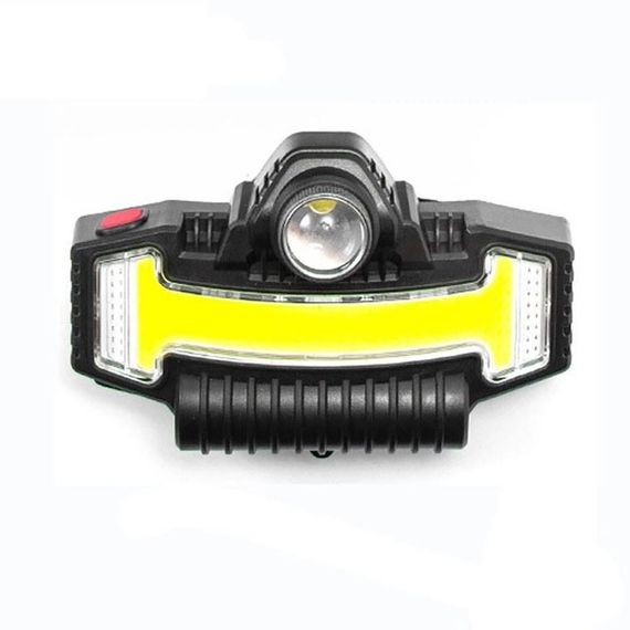 Налобний ліхтарик Bailong BL-W685-LTS+COB+RGB, 5 режимів, водостійкий, ударостійкий, USB кабель Type-c | Зображення 1