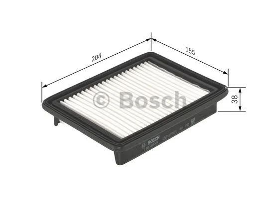 Фільтр повітряний OPEL KARL, BOSCH (F026400584) | Зображення 3