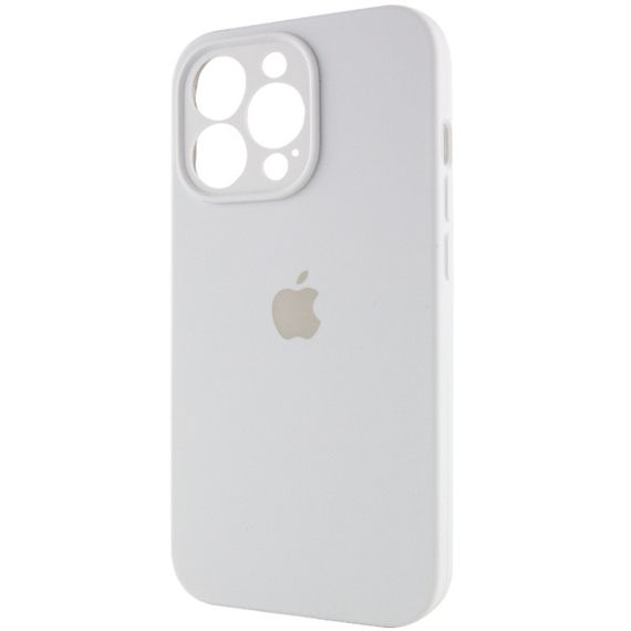 Чохол Silicone Case Full Camera Protective (AA) для Apple iPhone 13 Pro (6.1") Білий / White | Зображення 2