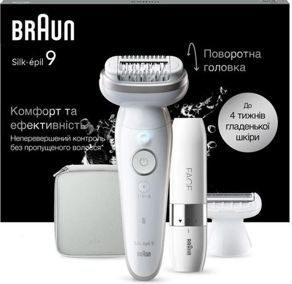 Епілятор Braun Silk Epil 9 SES-9-341 білий | Зображення 2