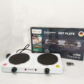 Настольная мощная плита Rainberg RB-999 2400Вт, Плита электрическая двухконфорочная NF-59