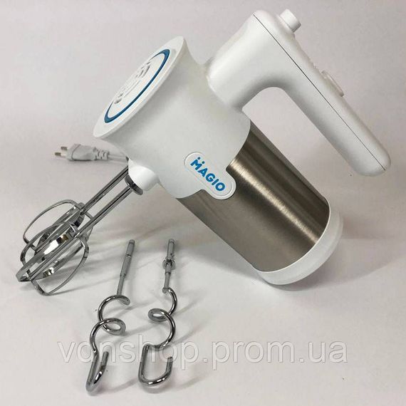 Міксер ручний для змішування і збивання Magio MG-230, Побутовий міксер з віночками RX-49 | Зображення 8