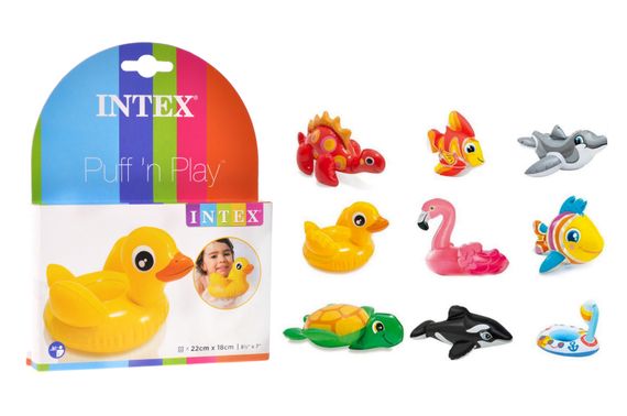 Надувна іграшка 58590 "Весело купатися" 9 видів Intex