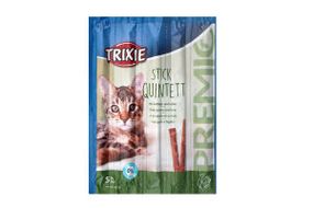 ЛАСОЩІ ДЛЯ КОТІВ М'ЯСО-ПЕЧЕНЬ STICK QUINTETT TRIXIE 5 х 5 г. 25 г