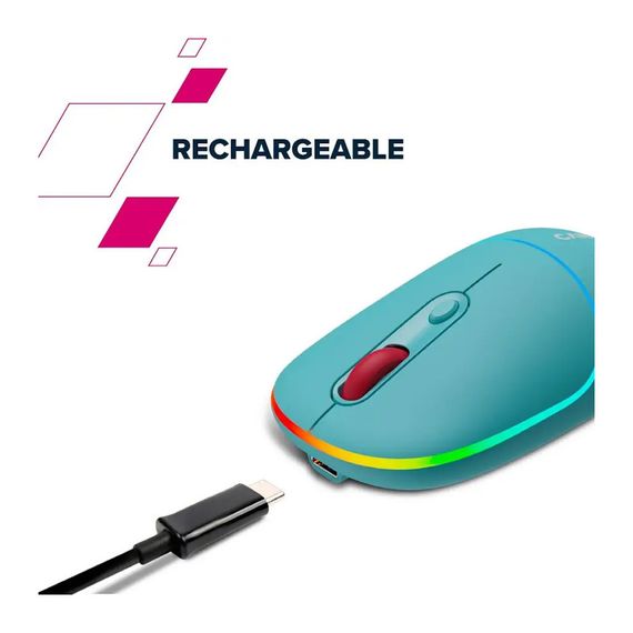 Мишка Canyon MW-22 Dual Band RGB Wireless Dark Cyan (CNS-CMSW22DC) | Зображення 6