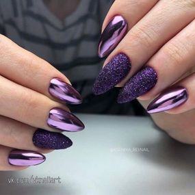 Дзеркальна втирка №7 (світло-фіолетова) + аплікатор