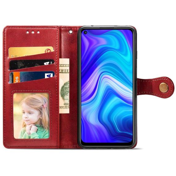 Шкіряний чохол-книжка GETMAN Gallant (PU) для Xiaomi Redmi Note 9/Redmi 10X | Зображення 2