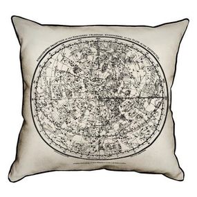 Подушка з мішковини Созвездия 45x45 см (45PHB_UNI001_WH)