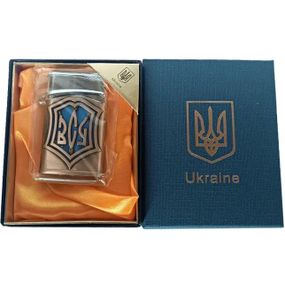 Запальничка газова ЗСУ (Подарунка, Гостро полум'я) HL-4112-4. XW-533 Колір: бронза