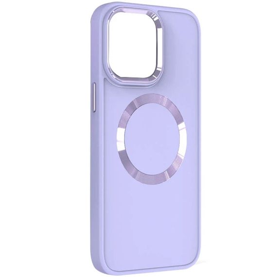 TPU чохол Bonbon Metal Style with MagSafe для Apple iPhone 14 (6.1")