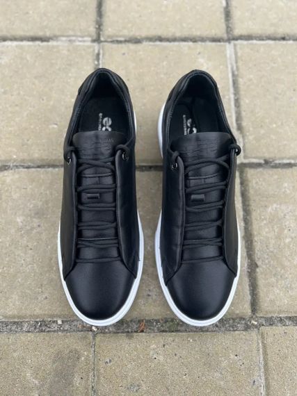 Шкіряні кеди на білій підошві 45 розмір | Зображення 7