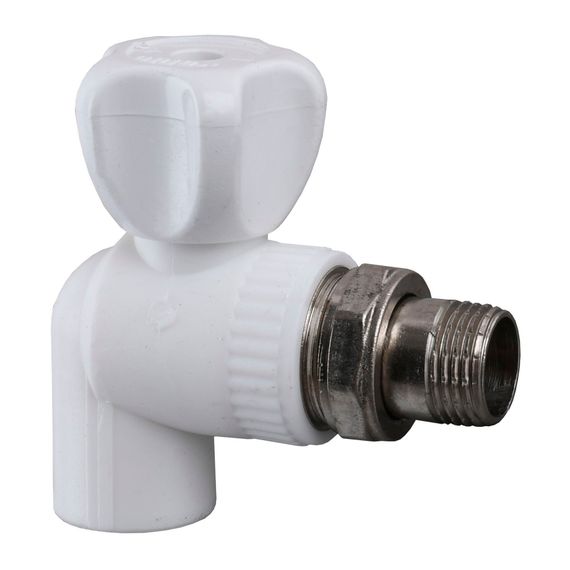 Кран радіаторний кутовий Kalde PPR ф25x3/4 000017876