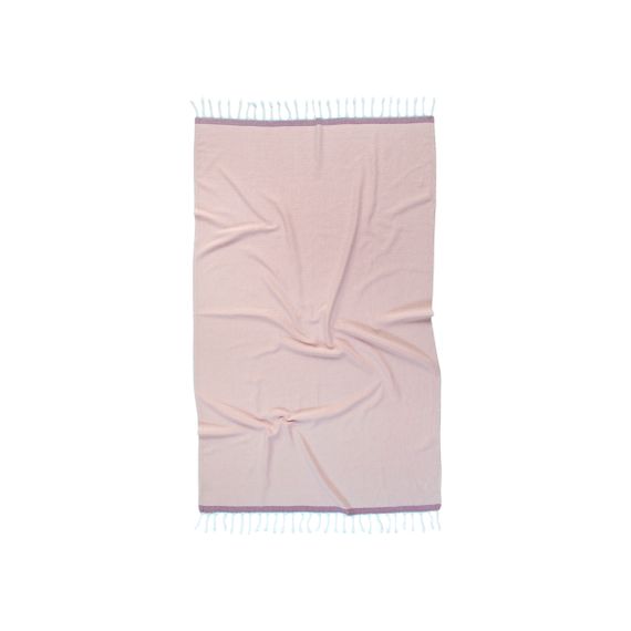 Рушник Barine 8990 Туреччина 95*165 см  Бавовна Пудровий-ліловий