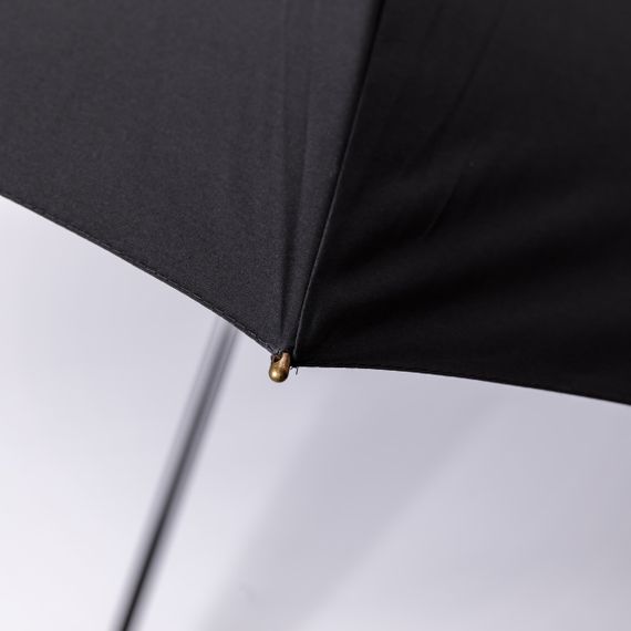 Класична парасолька-тростина напівавтомат з поліестеру 8 спиць діаметр 124 см Чорна HP-23-6B | Зображення 4