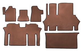 Коврики EVA V2 (полный салон, коричневые) для Mercedes Vito W639 2004-2015 гг.