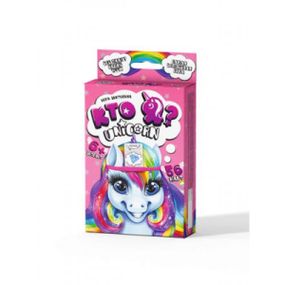 Гра настільна Danko Toys Хто Я? Unicorn ДТ-МН-14-54