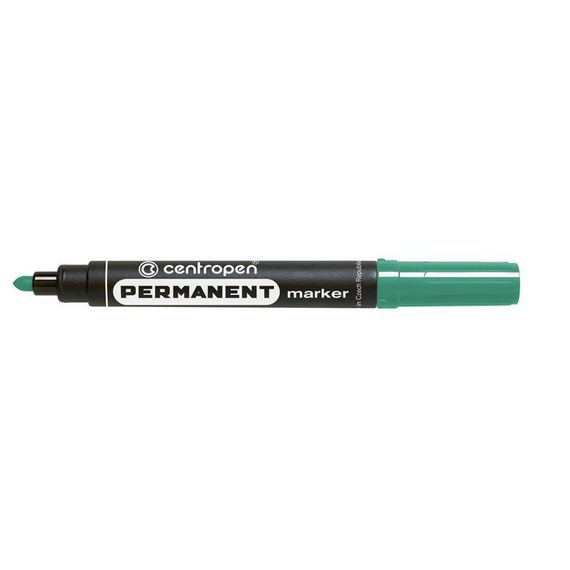Маркер перманентний CENTROPEN, зелений, 2,5 мм 8566-4 (594)