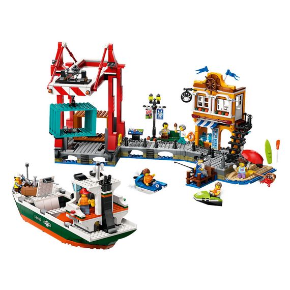 Конструктор LEGO City Морська гавань із вантажним судном (60422) | Зображення 2