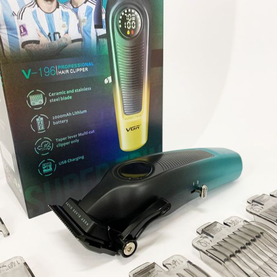 Профі машинка для стрижки волосся VGR, Машинка для стрижки від акб Набір машинок XK-34 | Зображення 9