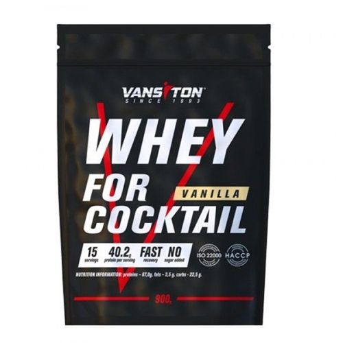 Протеїн Vansiton Whey For Coctail 900 g /15 servings/ Vanilla
