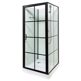 Гідромасажний бокс Insana Agata 9900 NEW 90x90x207 квадратний низький піддон