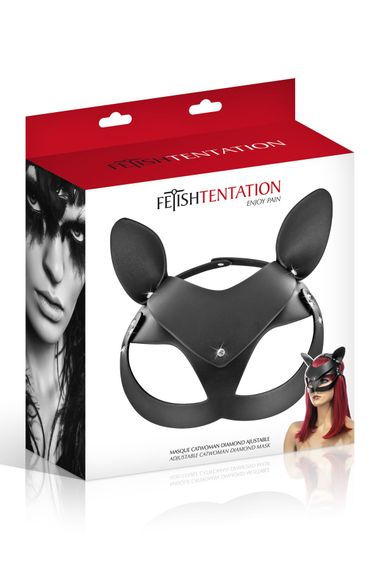 Маска кошки Fetish Tentation Adjustable Catwoman Diamond Mask | Зображення 2
