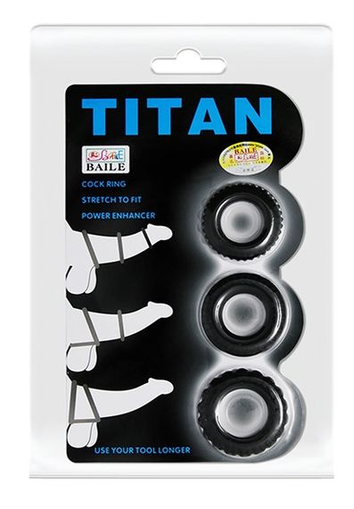 Набір з 3 ерекційних кілець LyBaile Titan, BI-210148 Sex Aura | Зображення 7